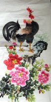 Chicken&Peony - Chinese Painting