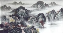 Mountains and water - Chinese Painting