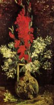 Vase With Gladioli And Carnations 1886 1