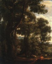 Lorrain Landscape With Goatherd 1636