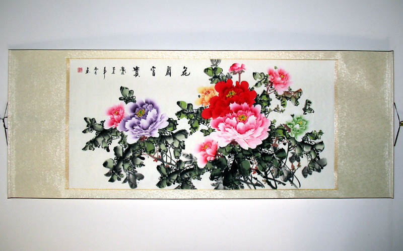 Peony - Mounted - Chinese Painting