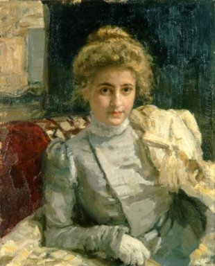 The Blond Portrait Of Tevashova 1898