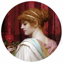 Девушка с красной розой