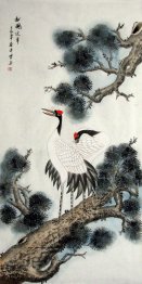 Crane - pintura china