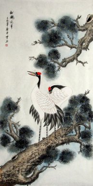 Crane - Peinture chinoise