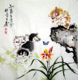 Cat - Chinese Painting