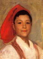 Head Of A Neapolitan Boy 1879