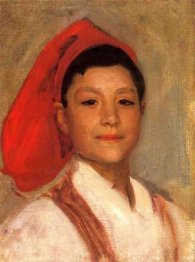 Head Of A Neapolitan Boy 1879