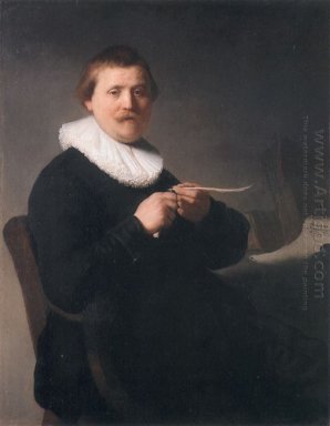Man Sharpening A Quill 1632