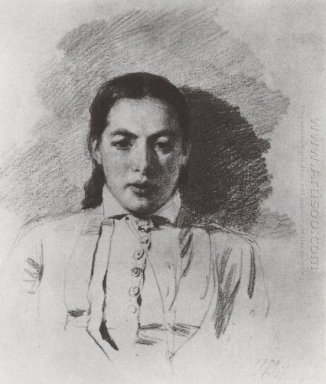 Portrait N V Yakunchikova 1879