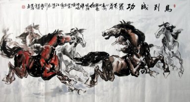 Horse - Pittura cinese