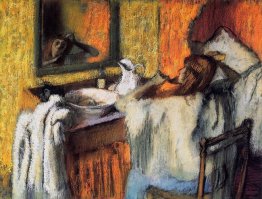 woman at her toilette 1