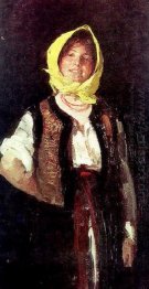 Cheerful Peasant Woman