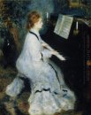 Young Woman At The Piano 1876