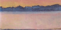 Danau Jenewa Dengan Mont Blanc At Dawn 1918
