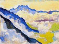 Dents Du Midi In Clouds 1917