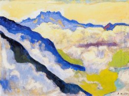 Dents Du Midi In Clouds 1917