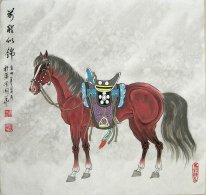 Horse - Peinture chinoise