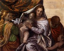 Heilige Familie Met St Catherine en De Baby Sint Jan 1561