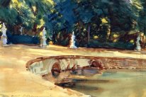 Pool In The Garden Of La Granja 1912