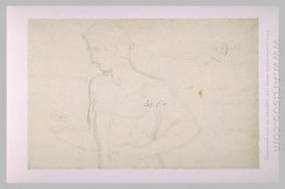 Study of a young man seen in chest