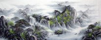 Bergen en water - Chinees schilderij