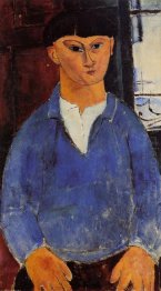 portrait of moise kisling 1916