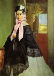 therese de gas sister of the artist later madame edmond morbilli