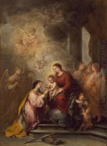 The Mystic Marriage Of Saint Catherine 1682