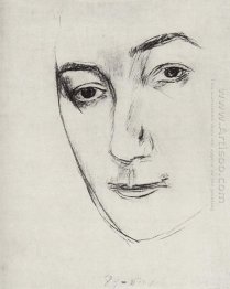 Portrait Of M F Petrova Vodkina