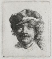 Self Portrait Wearing A Soft Cap Full Face Head Only 1634