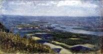 View Of Krasnoyarsk From Knoll