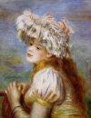 Flicka i en Lace Hat 1891