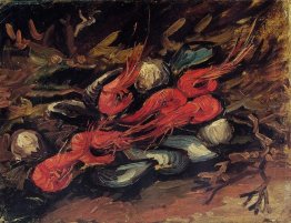 Still Life With Mussels And Shrimp 1886