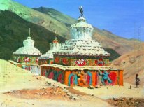 Monumentos póstumos En Ladakh 1875