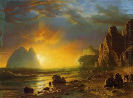 sunset on the coast 1866