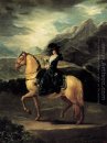 Porträt von Maria Teresa De Vallabriga zu Pferd