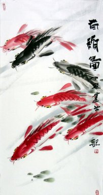 Fish - pittura cinese