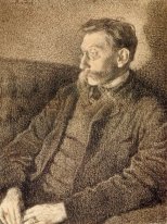 Retrato de Emile Verhaeren 1892