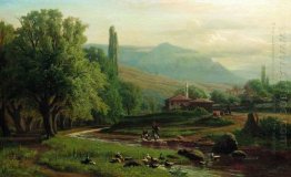 Crimean summer landscape