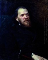 Ritratto del poeta Yakov Polonsky 1875