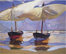 Beached Boats 1915