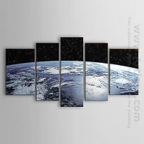 Hand-painted Oil Painting Abstract - Set of 5