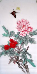 Peony&Dragonfly - Chinese Painting