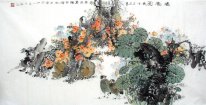 Oiseaux et fleurs - Peinture chinoise