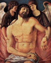 Dead Kristus stöds av änglar 1485 1
