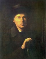 Retrato de Nikolai Kridener artista S Hermano 1856