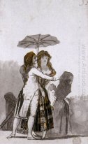 Couple With Parasol On The Paseo 1797