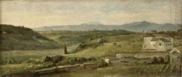 Panoramic Landscape With A Farmhouse