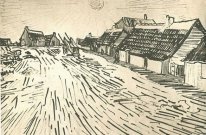 Row Of Cottages In Saintes Maries 1888